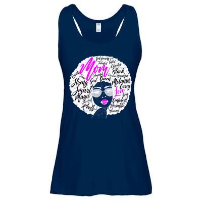 Afro Mom Strong Roots Ladies Essential Flowy Tank