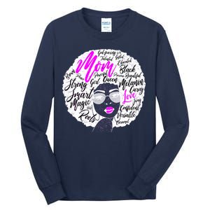 Afro Mom Strong Roots Tall Long Sleeve T-Shirt