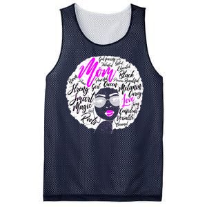 Afro Mom Strong Roots Mesh Reversible Basketball Jersey Tank