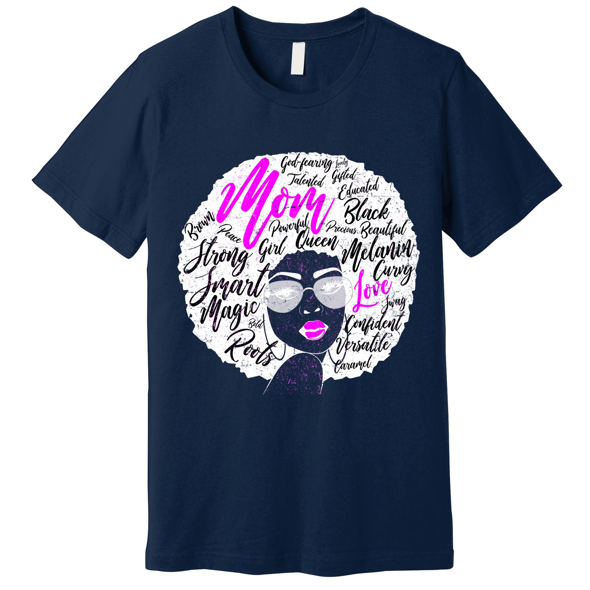 Afro Mom Strong Roots Premium T-Shirt