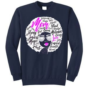 Afro Mom Strong Roots Tall Sweatshirt