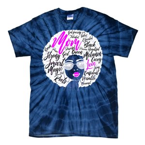 Afro Mom Strong Roots Tie-Dye T-Shirt