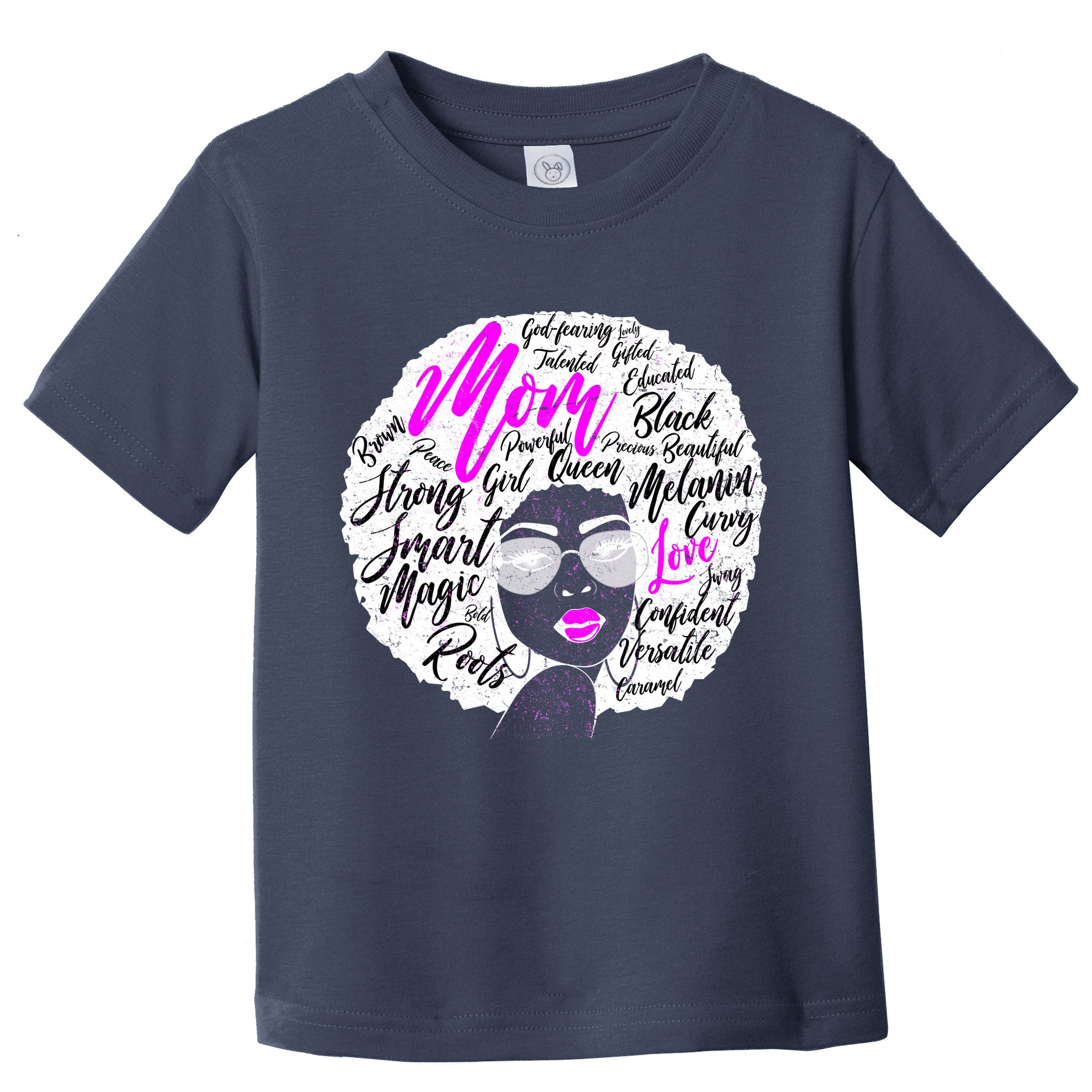 Afro Mom Strong Roots Toddler T-Shirt