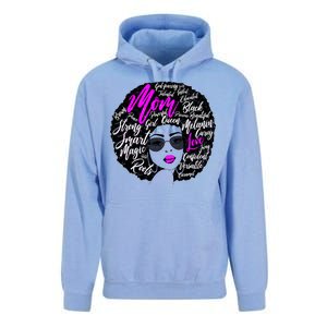 Afro Mom Strong Roots Unisex Surf Hoodie