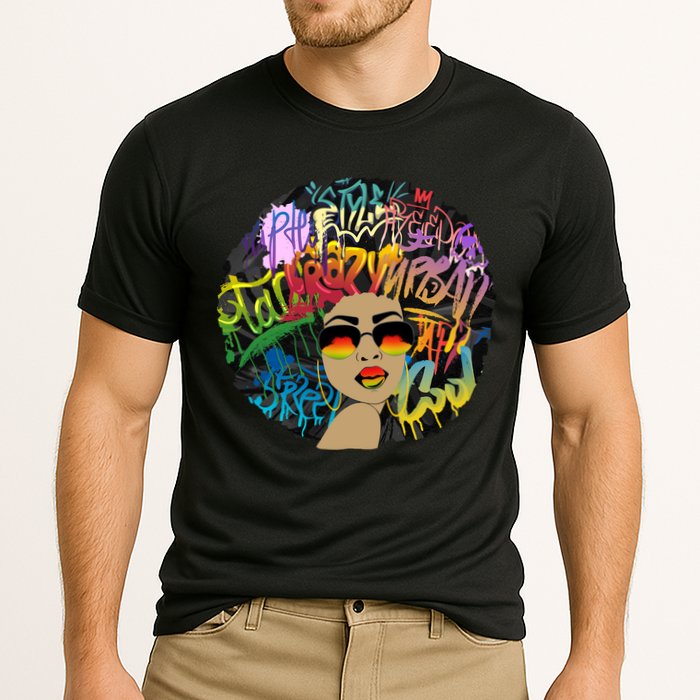 Afro Proud Black Woman Dashiki Melanin Performance Shirt