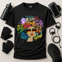 Afro Proud Black Woman Dashiki Melanin Performance Shirt