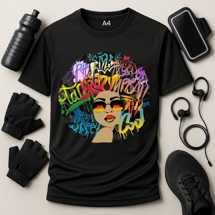 Afro Proud Black Woman Dashiki Melanin Performance Shirt