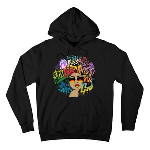 Afro Proud Black Woman Dashiki Melanin Hoodie