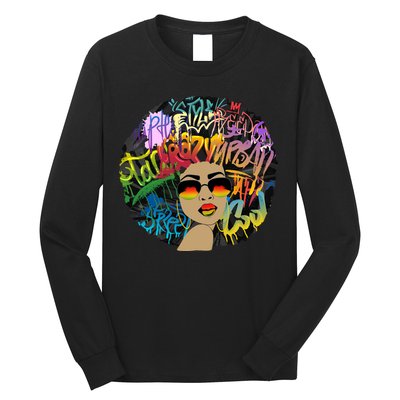 Afro Proud Black Woman Dashiki Melanin Long Sleeve Shirt