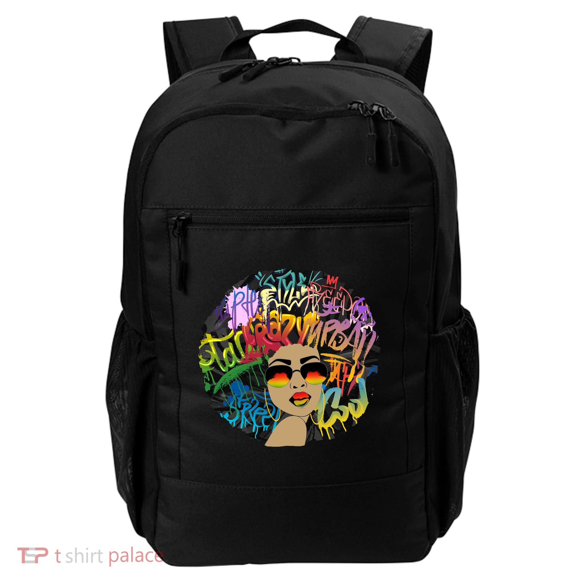 Afro Proud Black Woman Dashiki Melanin Daily Commute Backpack