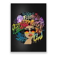 Afro Proud Black Woman Dashiki Melanin Poster