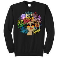 Afro Proud Black Woman Dashiki Melanin Tall Sweatshirt