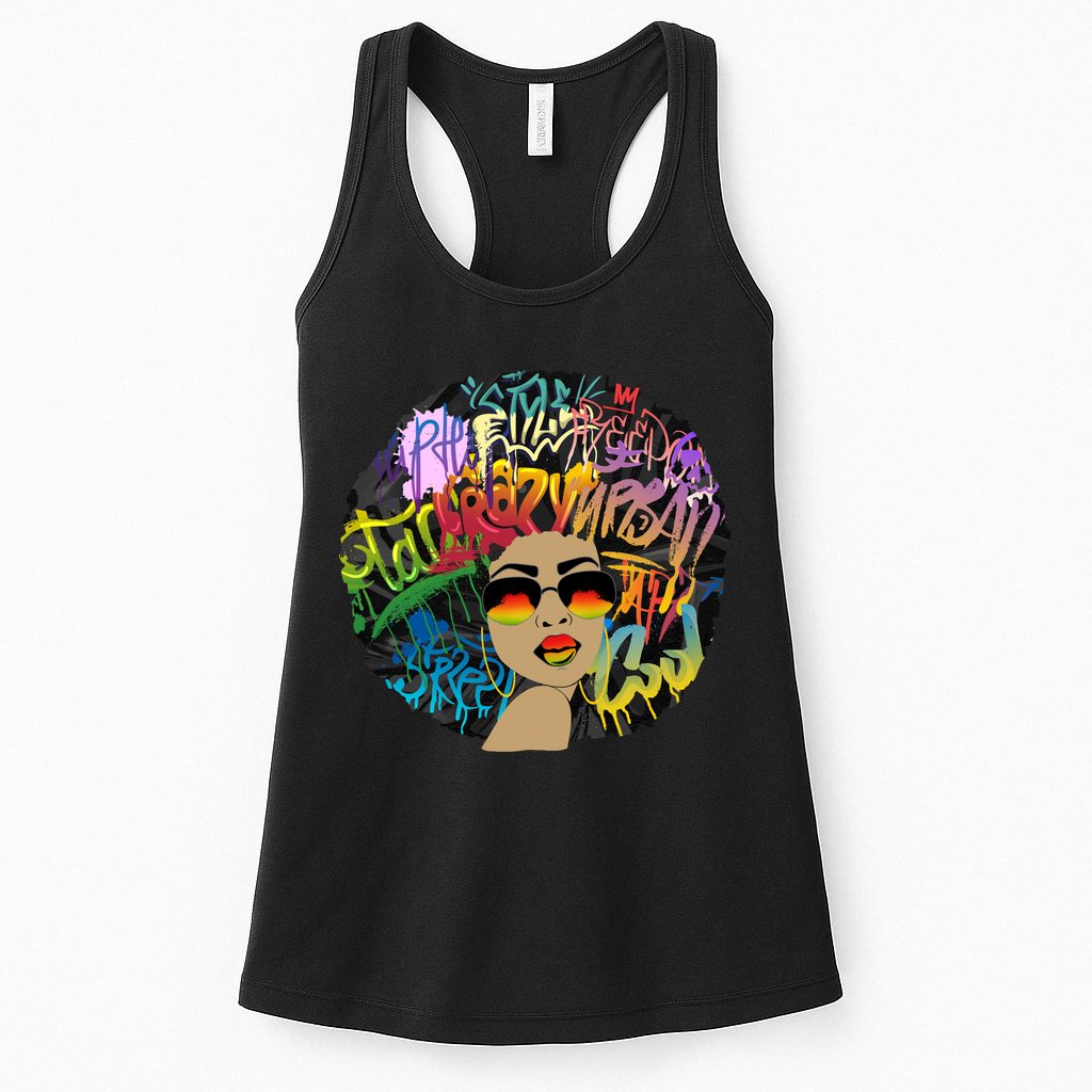 Afro Proud Black Woman Dashiki Melanin Womens Tank Top