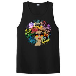 Afro Proud Black Woman Dashiki Melanin PosiCharge Competitor Tank