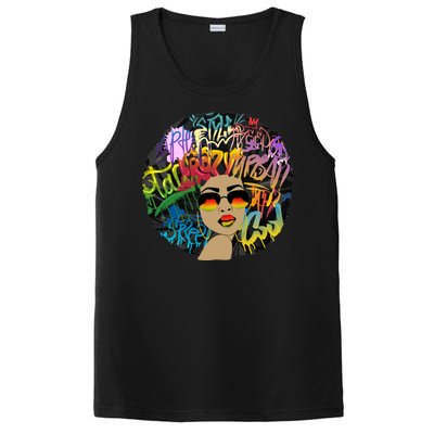 Afro Proud Black Woman Dashiki Melanin PosiCharge Competitor Tank