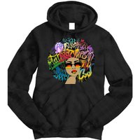 Afro Proud Black Woman Dashiki Melanin Tie Dye Hoodie