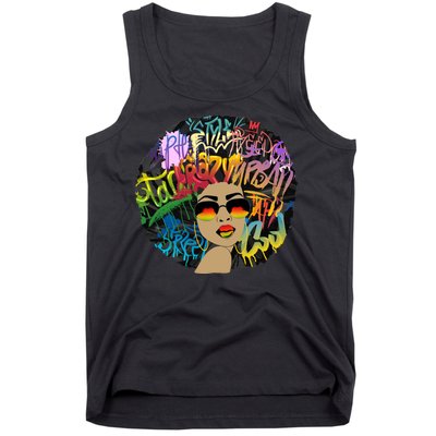 Afro Proud Black Woman Dashiki Melanin Tank Top