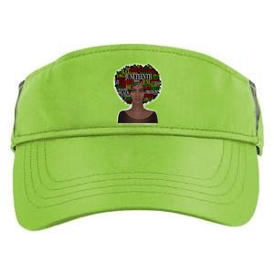 Afro word art Adult Drive Performance Visor