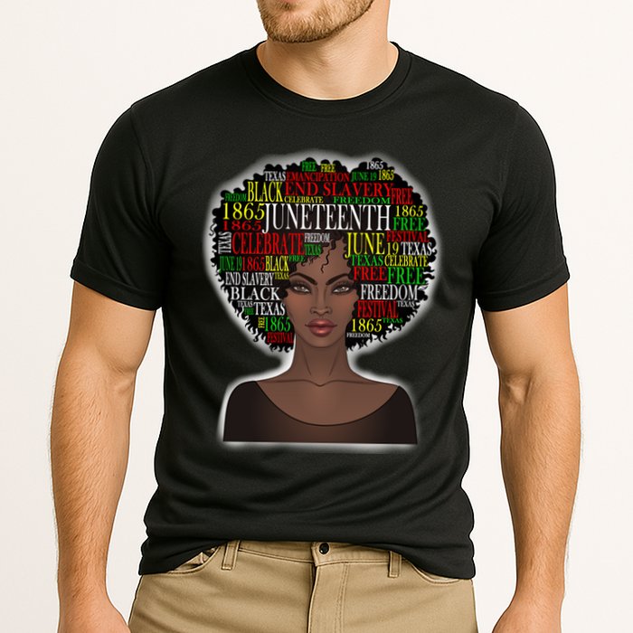 Afro word art Cooling Performance Crew T-Shirt