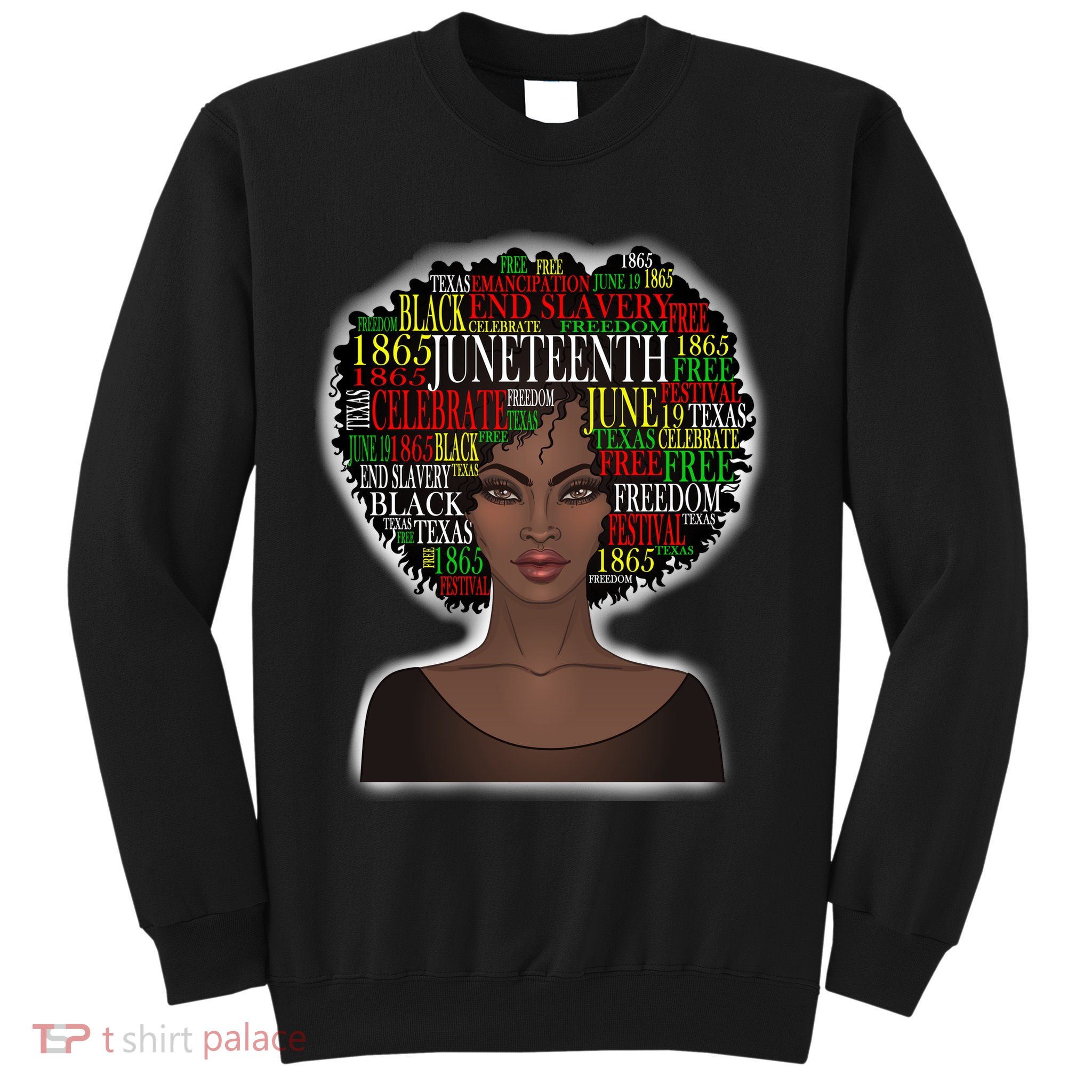 Afro word art Sweatshirt