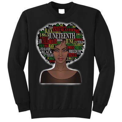 Afro word art Sweatshirt