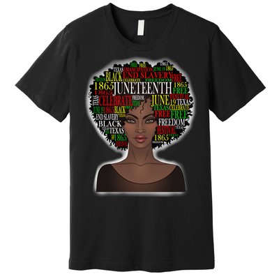 Afro word art Premium T-Shirt