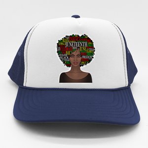 Afro word art Trucker Hat