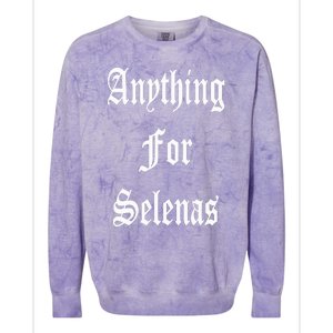 Anything For Selenas Colorblast Crewneck Sweatshirt