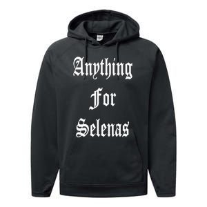 Anything For Selenas Performance Fleece Hoodie