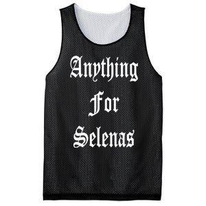 Anything For Selenas Mesh Reversible Basketball Jersey Tank