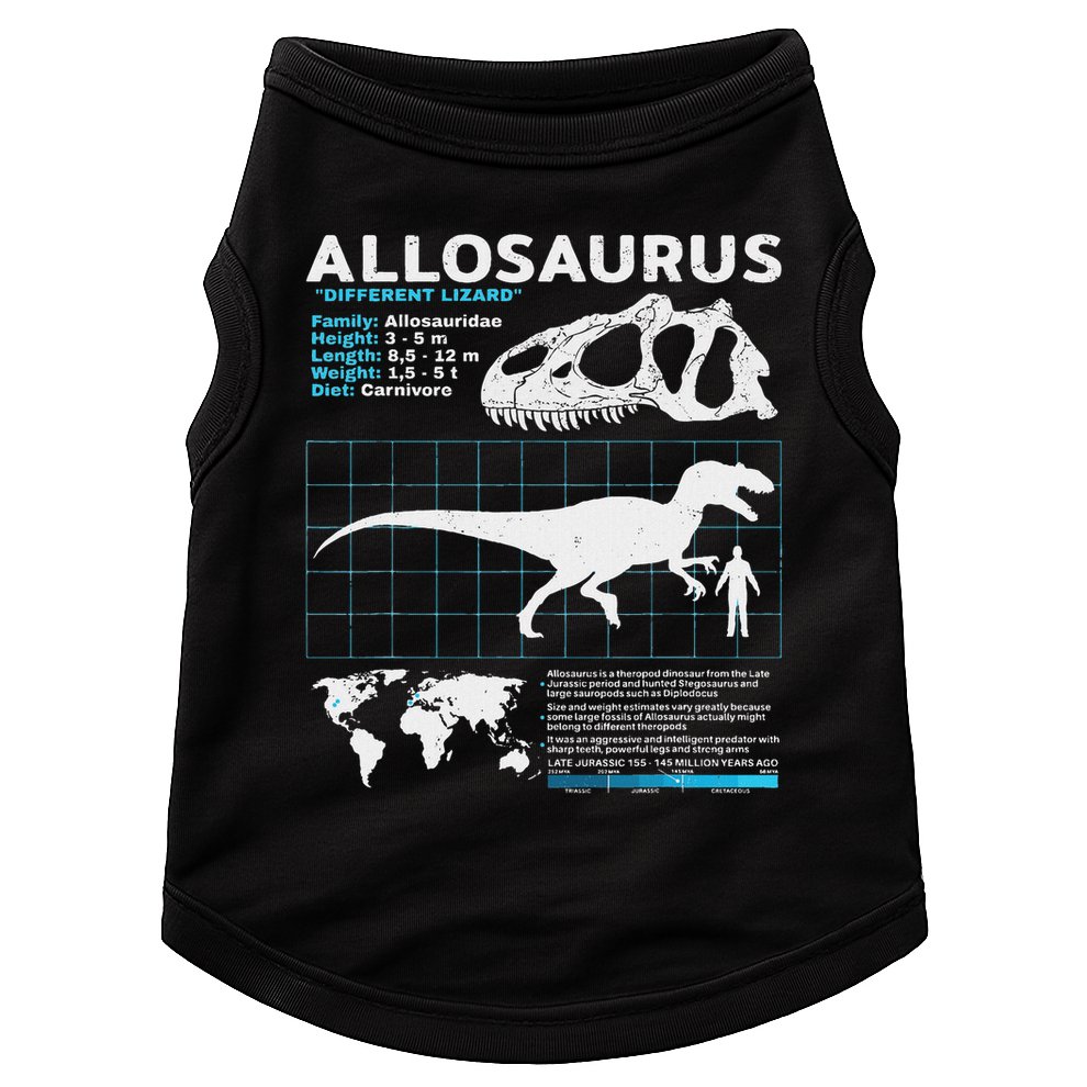 Allosaurus Fact Sheet Dinosaur Facts Doggie Tank