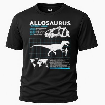 Allosaurus Fact Sheet Dinosaur Facts Performance Shirt