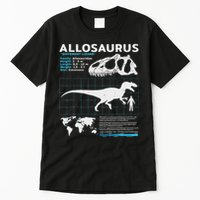 Allosaurus Fact Sheet Dinosaur Facts Tall T-Shirt