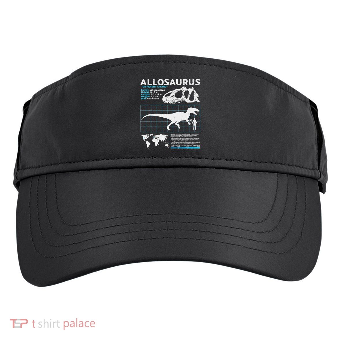 Allosaurus Fact Sheet Dinosaur Facts Adult Drive Performance Visor