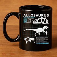 Allosaurus Fact Sheet Dinosaur Facts 11oz C Handle Ceramic Mug