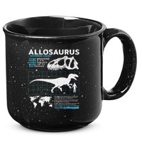 Allosaurus Fact Sheet Dinosaur Facts 15oz Campfire Ceramic Mug