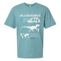 Allosaurus Fact Sheet Dinosaur Facts Sueded Cloud Jersey T-Shirt