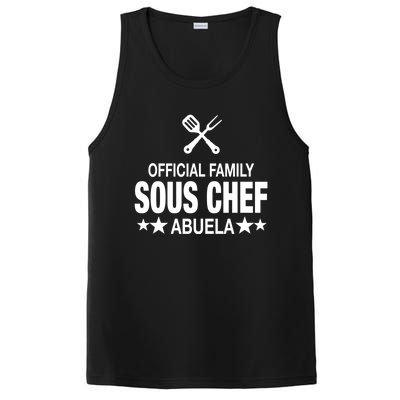 Abuela Family Sous Chef Funny Cooking Abuela Gift PosiCharge Competitor Tank