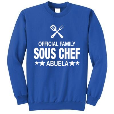 Abuela Family Sous Chef Funny Cooking Abuela Gift Sweatshirt