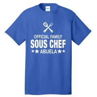 Abuela Family Sous Chef Funny Cooking Abuela Gift Tall T-Shirt