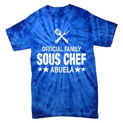 Abuela Family Sous Chef Funny Cooking Abuela Gift Tie-Dye T-Shirt