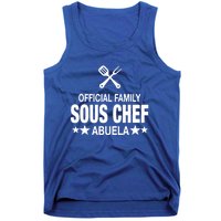 Abuela Family Sous Chef Funny Cooking Abuela Gift Tank Top