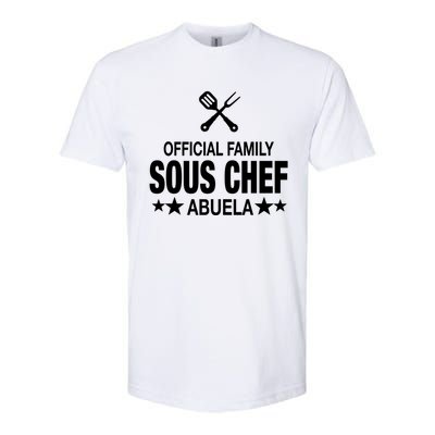 Abuela Family Sous Chef Funny Cooking Abuela Gift Softstyle CVC T-Shirt