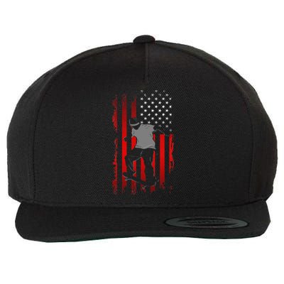 American Flag Skateboard Apparel Skateboarder Skateboard Wool Snapback Cap