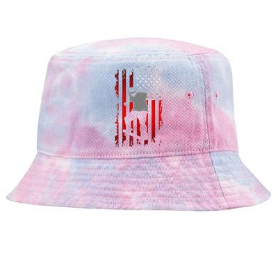 American Flag Skateboard Apparel Skateboarder Skateboard Tie-Dyed Bucket Hat