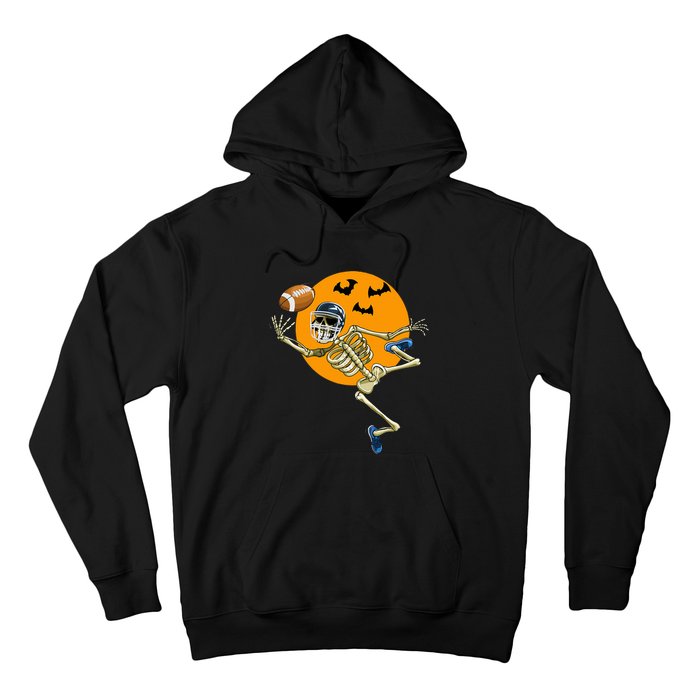 American Football Skeleton Halloween Hoodie