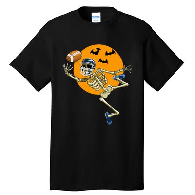 American Football Skeleton Halloween Tall T-Shirt