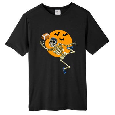 American Football Skeleton Halloween Tall Fusion ChromaSoft Performance T-Shirt