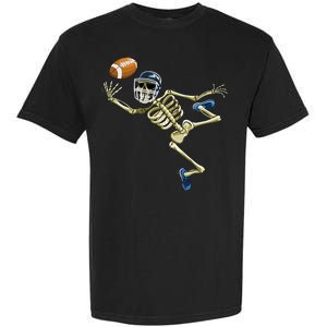 American Football Skeleton Halloween Garment-Dyed Heavyweight T-Shirt