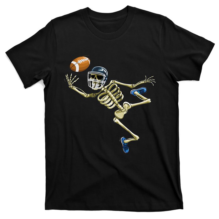 American Football Skeleton Halloween T-Shirt